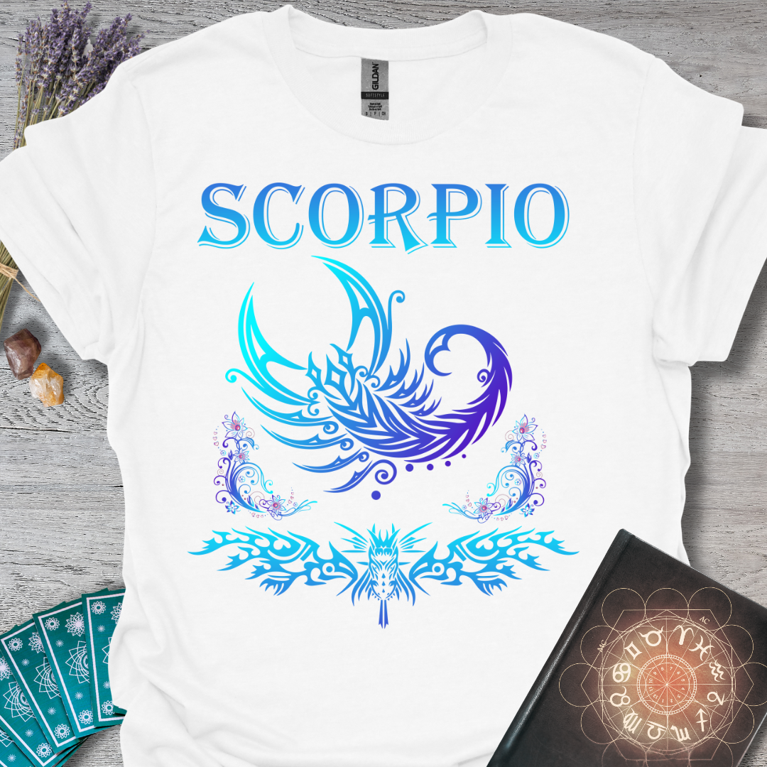 Flower Tribal Scorpio T-Shirt