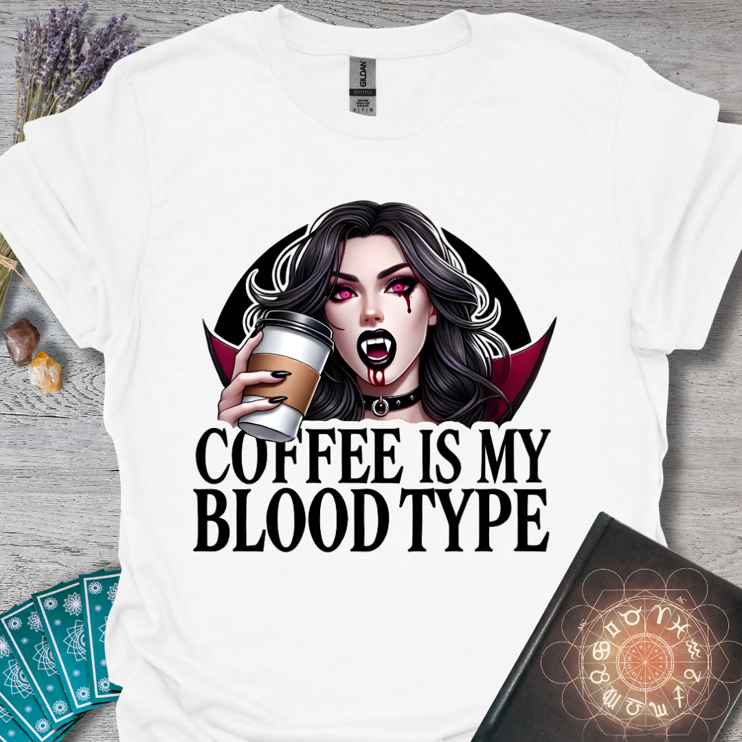 Coffee Is My Blood Type T-Shirt