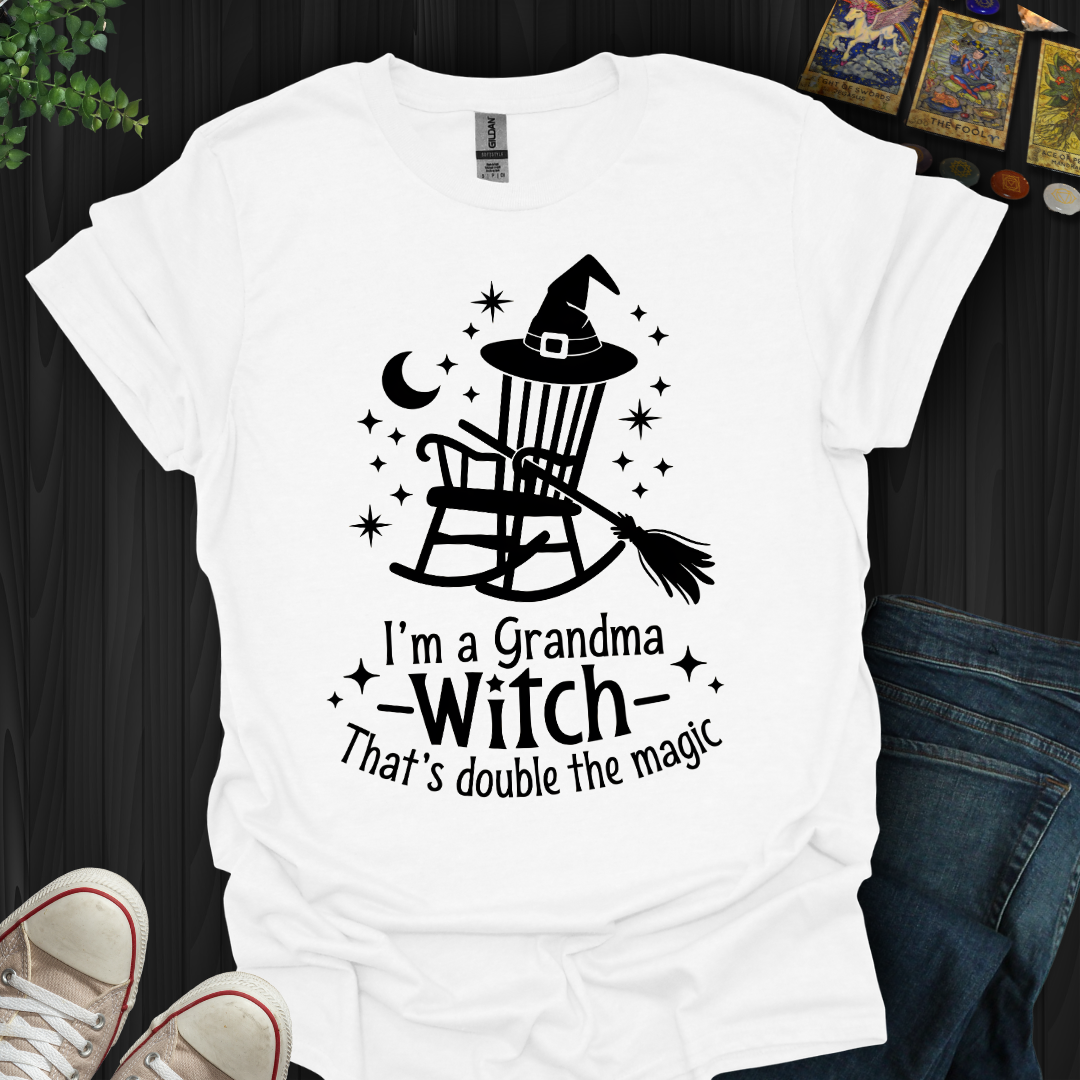 Grandma Witch: Double the Magic! T-Shirt