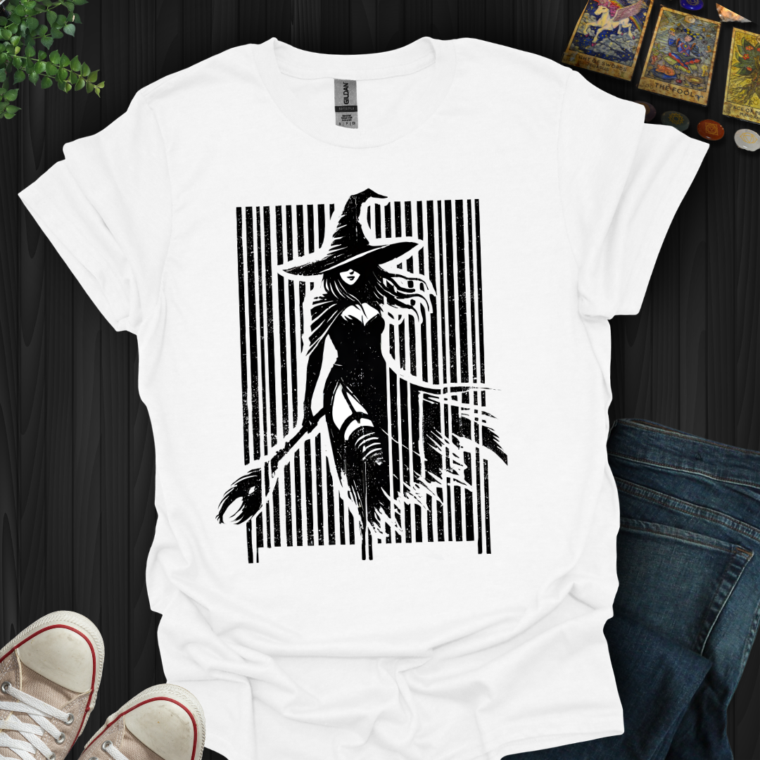 Bar Code Witch T-Shirt