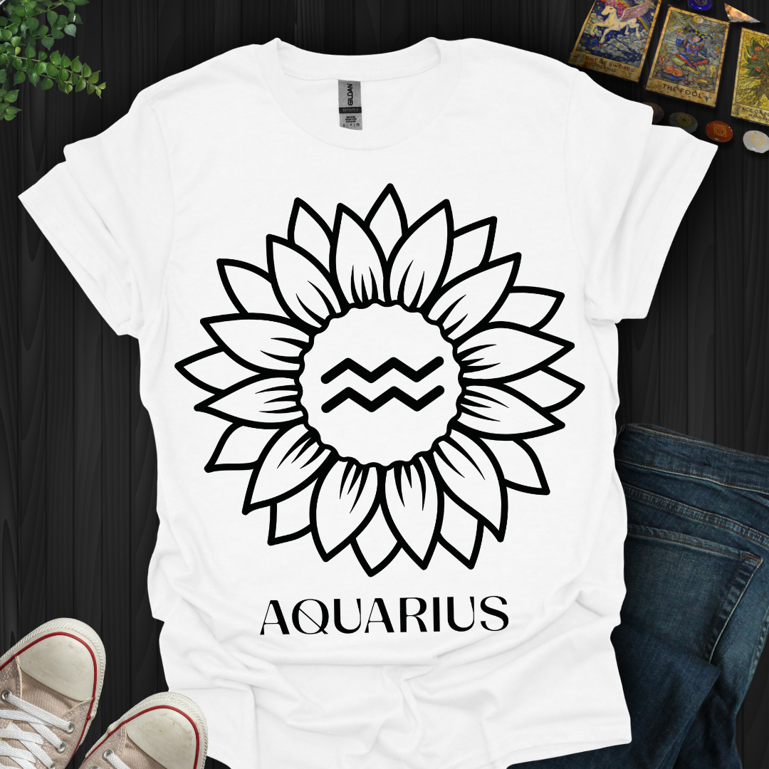 Aquarius Sunflower T-Shirt