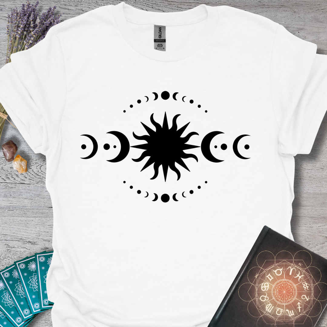Moon Phases and Sun T-Shirt