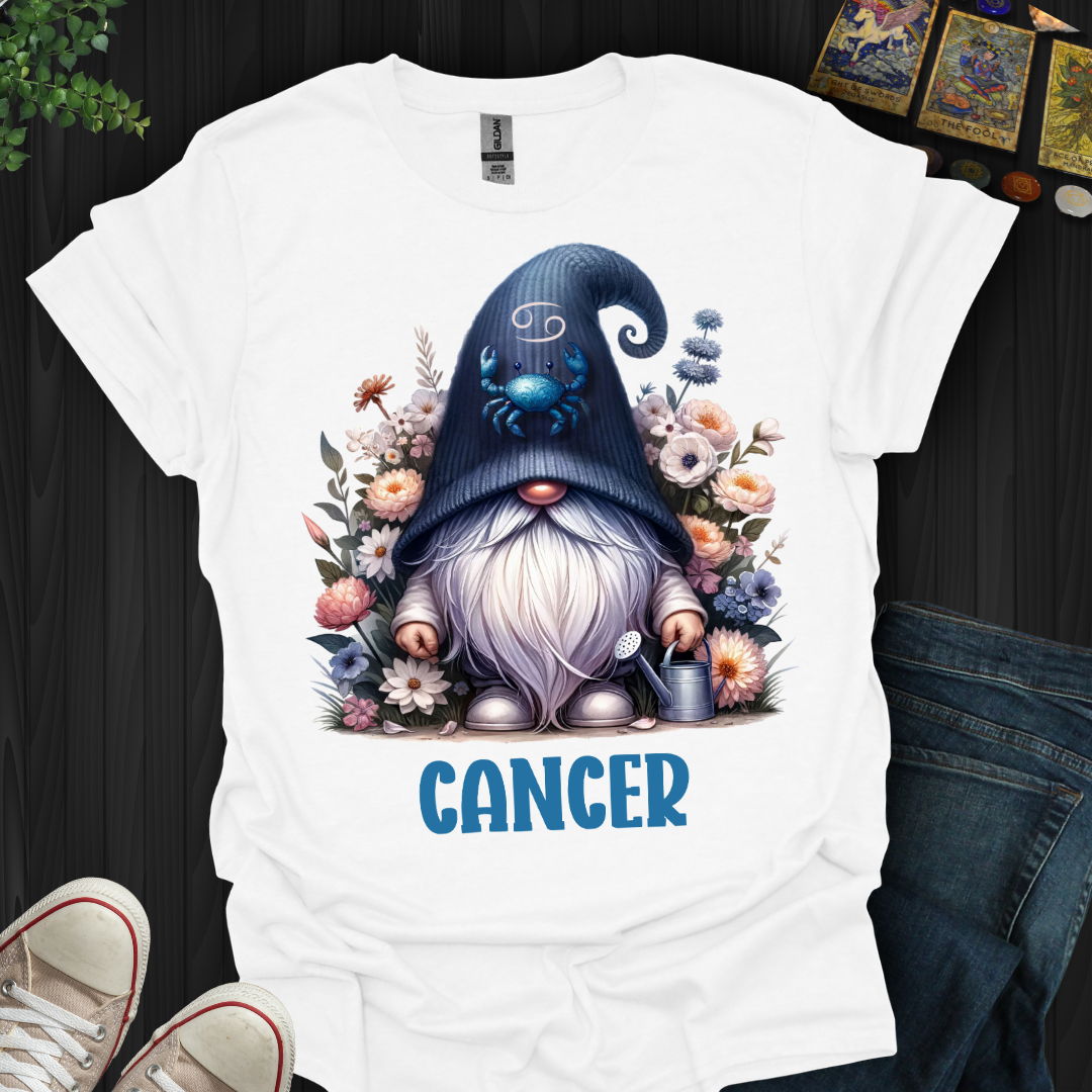 Cancer Gnome: Nurturer of the Zodiac  T-Shirt