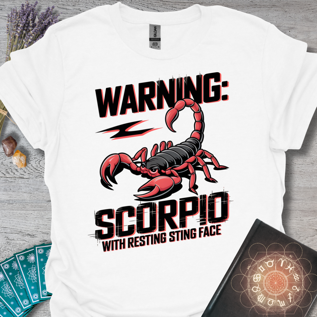 Scorpio Resting Sting Face T-Shirt