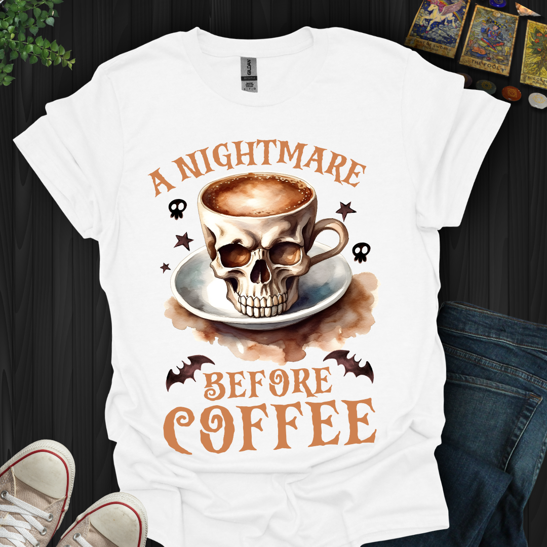 A Nightmare Before Coffee T-Shirt