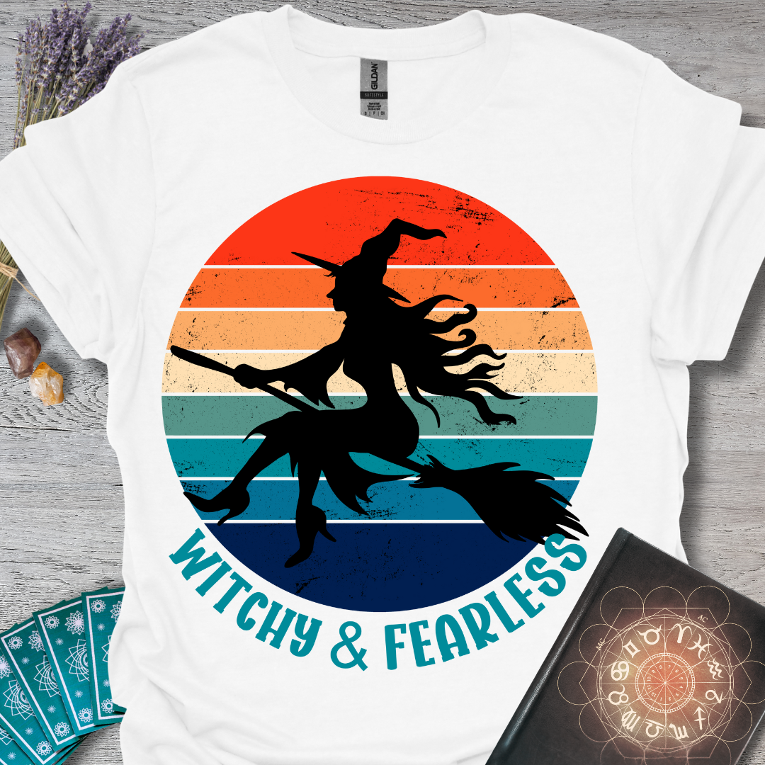 Retro Witchy & Fearless T-Shirt