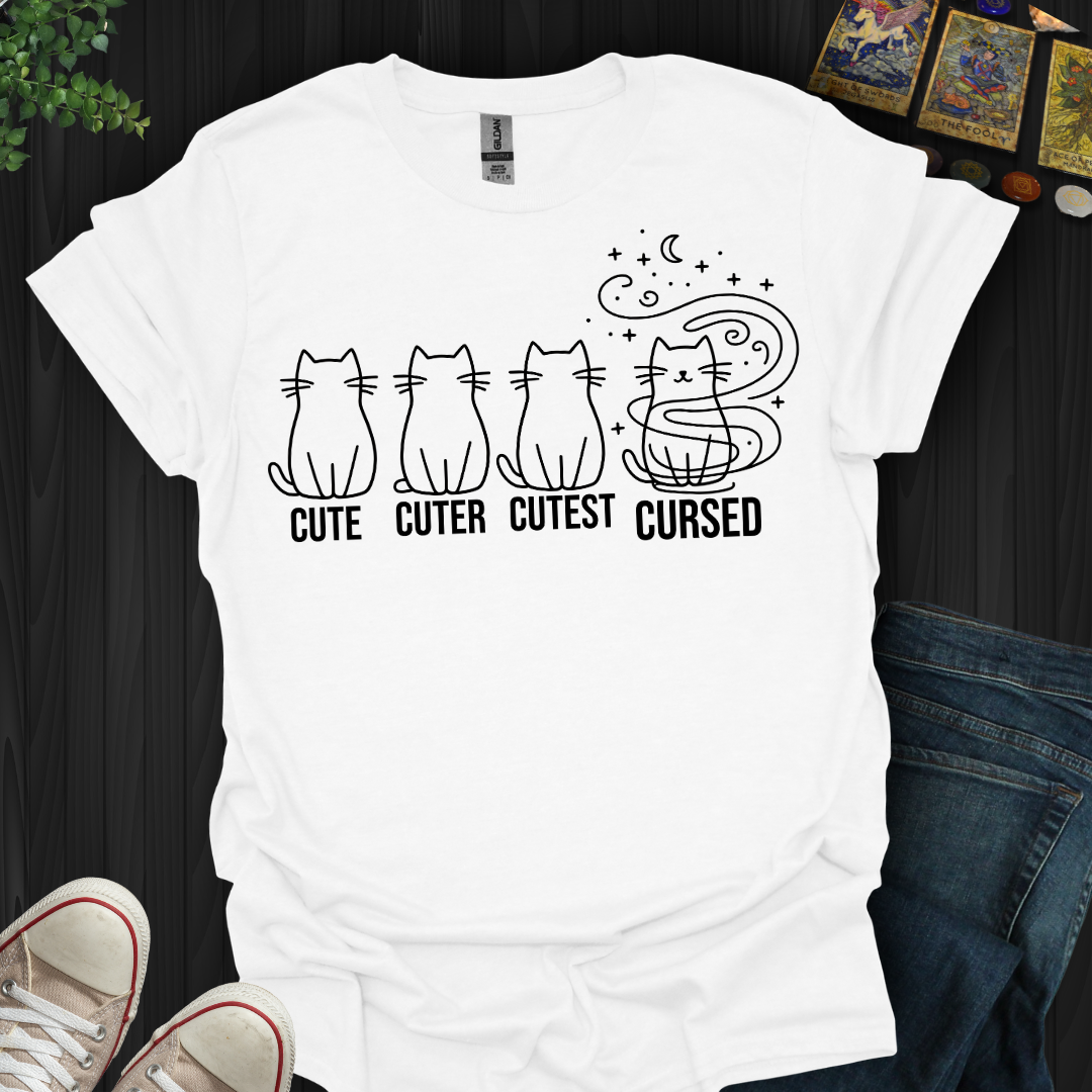 Cute,Cuter,Cutest,Cursed T-Shirt