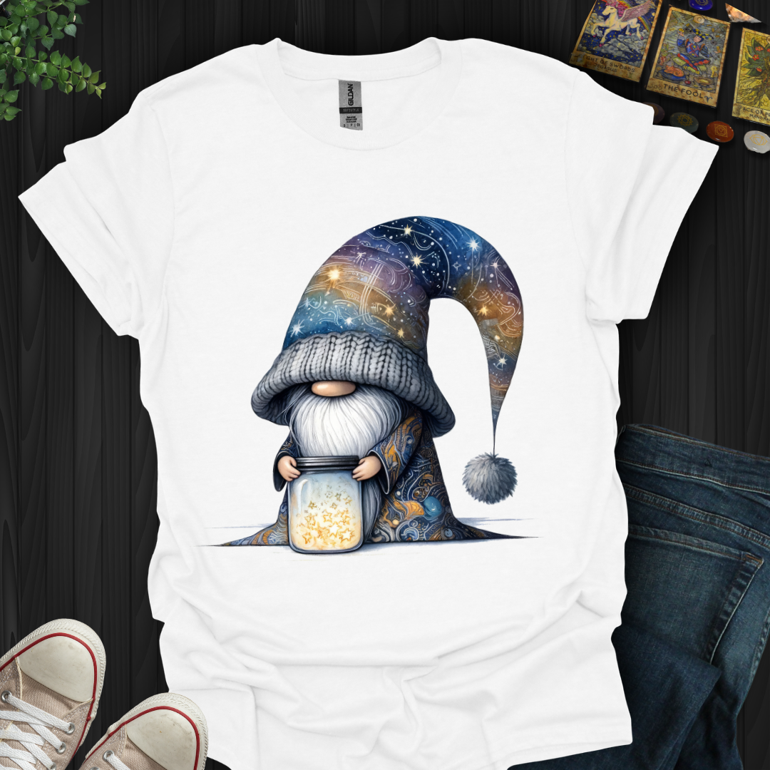 Celestial Gnome With Fireflies T-Shirt