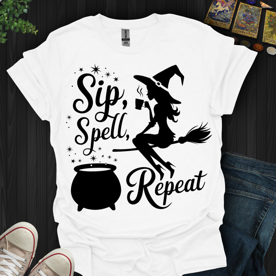 Sip, Spell, Repeat T-Shirt